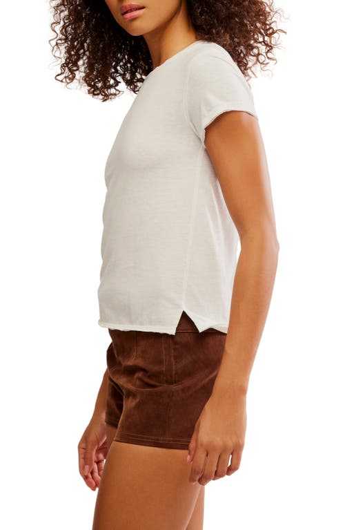 Free People Nova T-shirt In Ivory