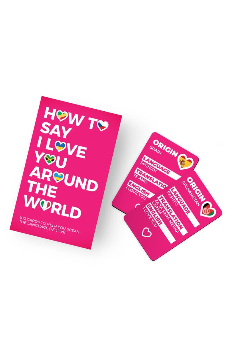 GIFT REPUBLIC How To Say I Love You Around The World, Alternate, color,