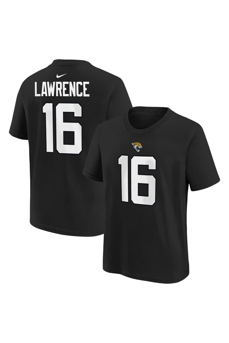 Youth Nike Trevor Lawrence Black Jacksonville Jaguars Player Name & Number T-Shirt, Main, color, Black