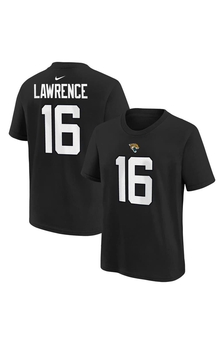Nike Youth Nike Trevor Lawrence Black Jacksonville Jaguars Player Name & Number T-Shirt, Main, color, Black