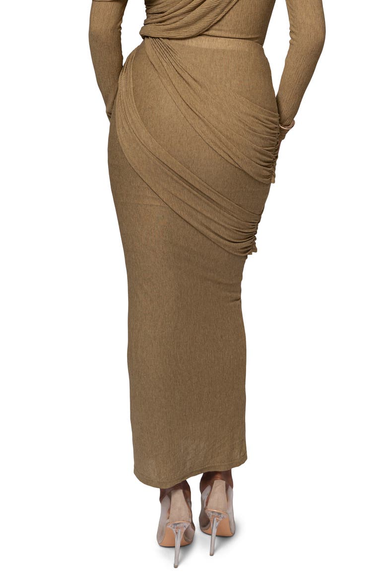 Paradise Hills Maxi Skirt, Alternate, color, GREEN