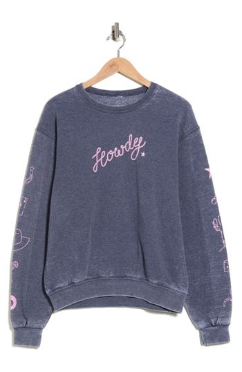 Hi Res Howdy Girls Icons Graphic Sweatshirt In Blue