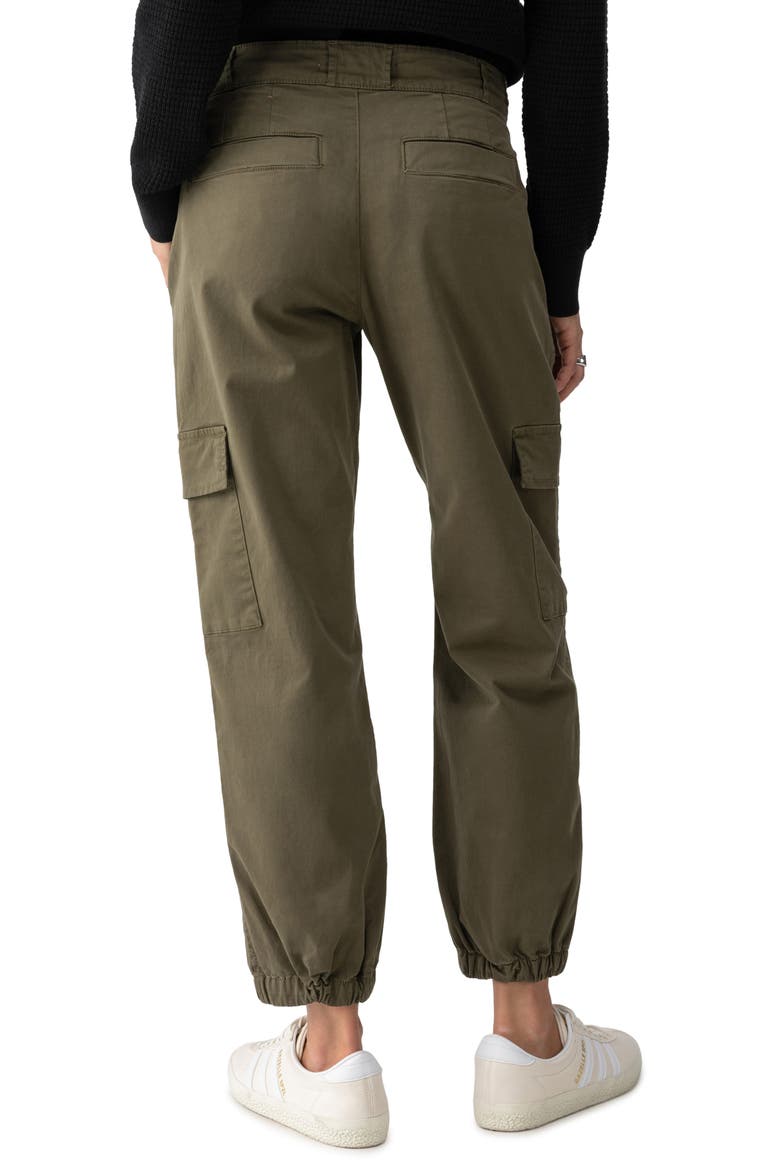Take Over Stretch Cotton Cargo Joggers, Alternate, color, KALAMATA