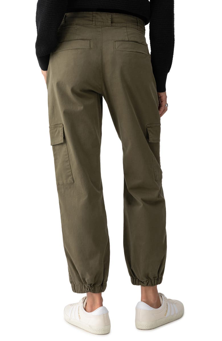 Sanctuary Take Over Stretch Cotton Cargo Joggers, Alternate, color, Kalamata