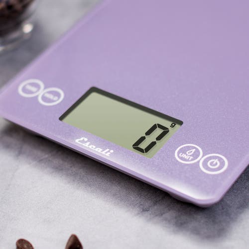Escali Arti Classic Glass Digital Scale In Purple