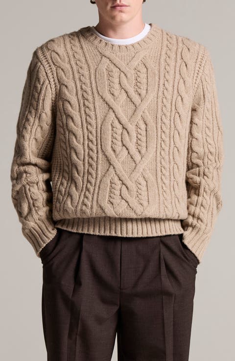 Mega Cable Crewneck Sweater