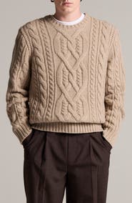 Vince Mega Cable Crewneck Sweater