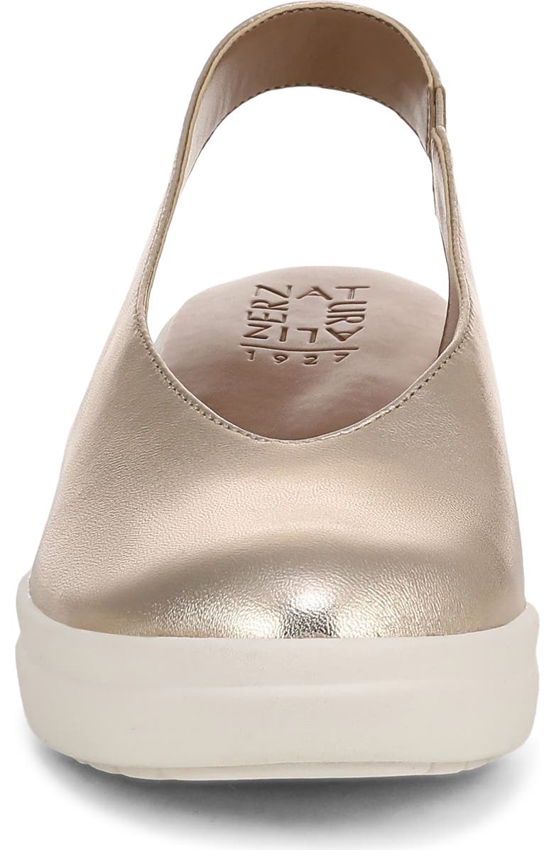 Naturalizer Sutton Slingback Platform Wedge Pump, Alternate, color, Light Champagne