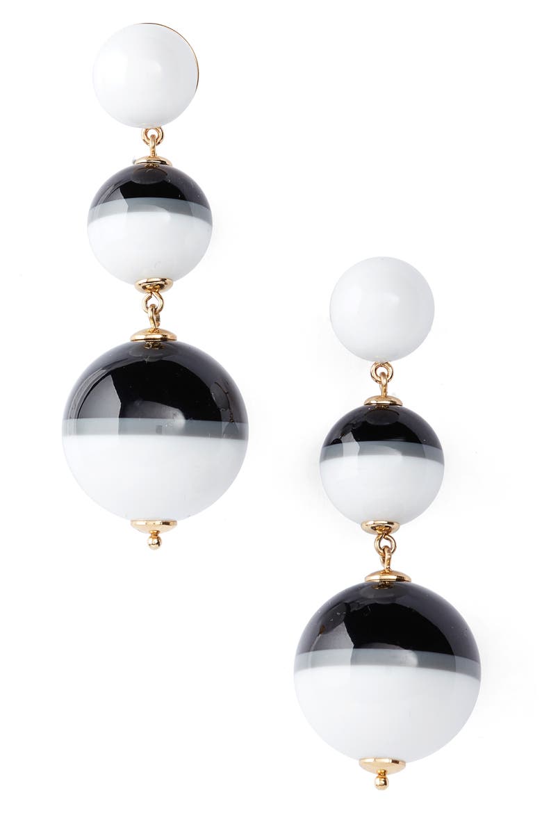 in a flash drop earrings, Main, color, WHITE MULTI