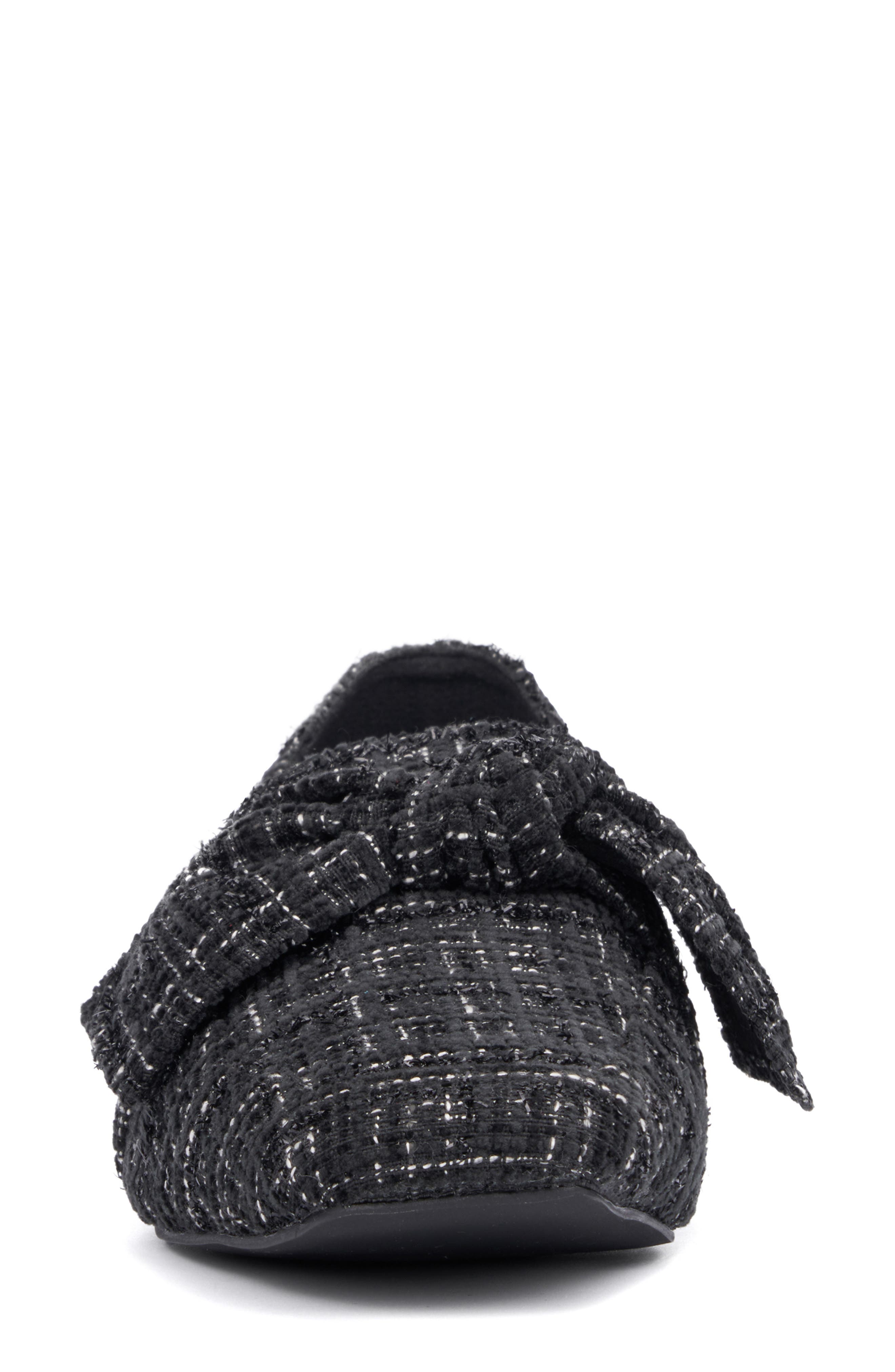 NEW YORK AND COMPANY Dominica Bow Loafer, Alternate, color, Black/White