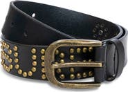 PLEASURES Stud Leather Belt