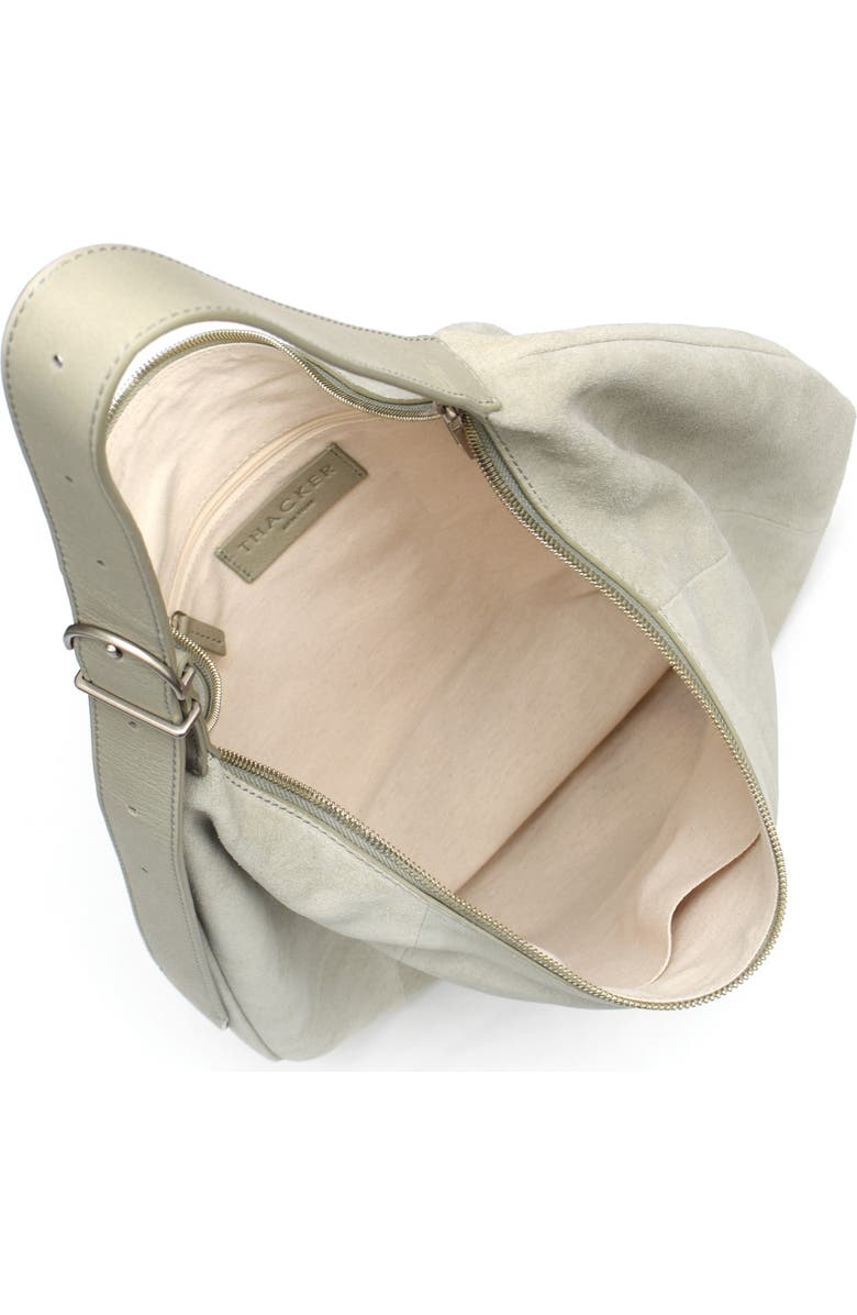 Thacker Oversize Wyatt Suede Hobo Bag, Alternate, color, Sage