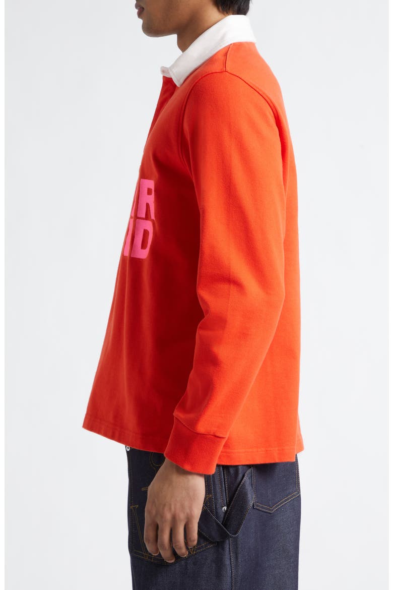 Super Speed Rugby Polo, Alternate, color, BRIGHT RED