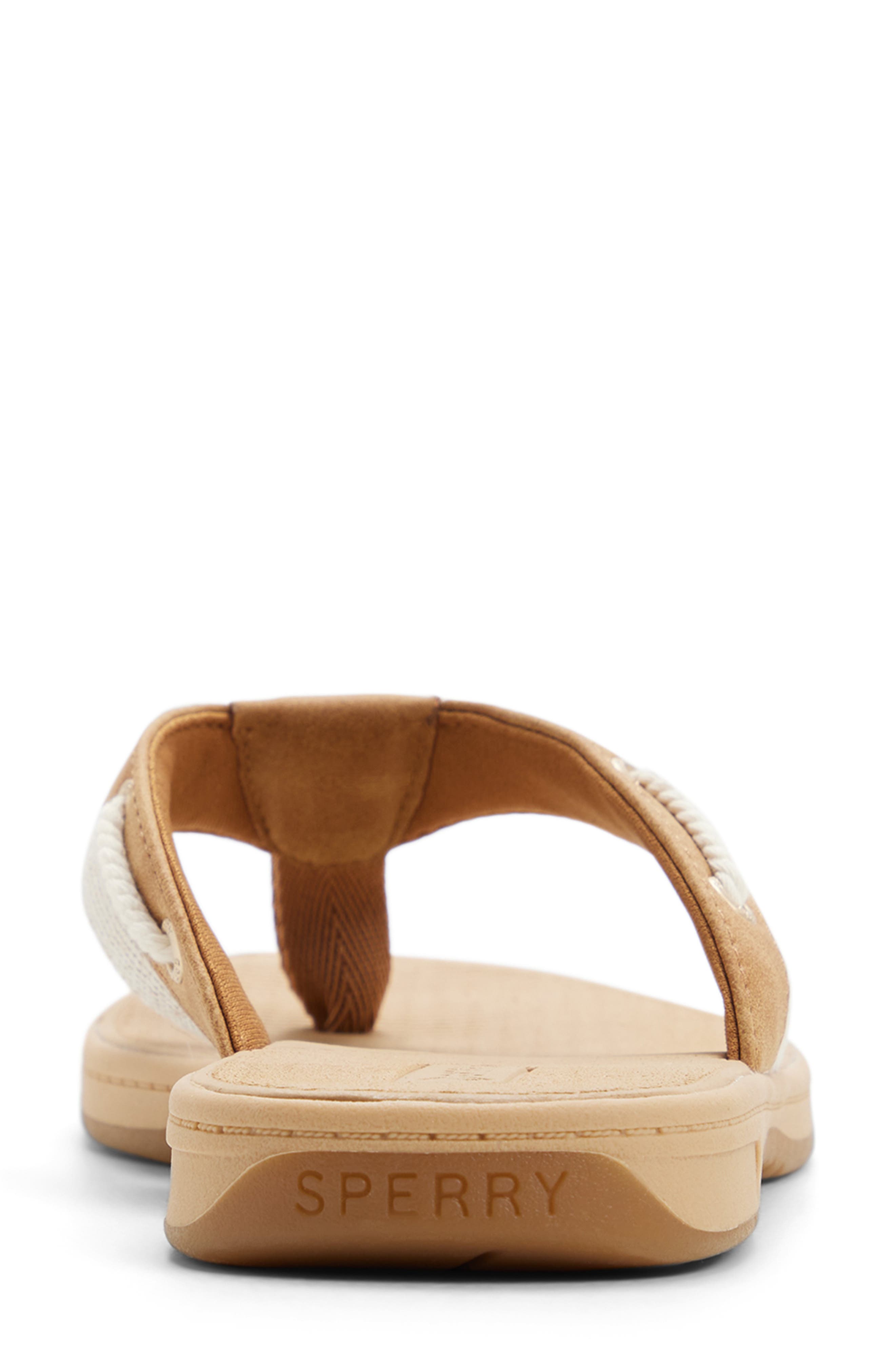 Sperry Sealfish Flip Flop, Alternate, color, Light Brown