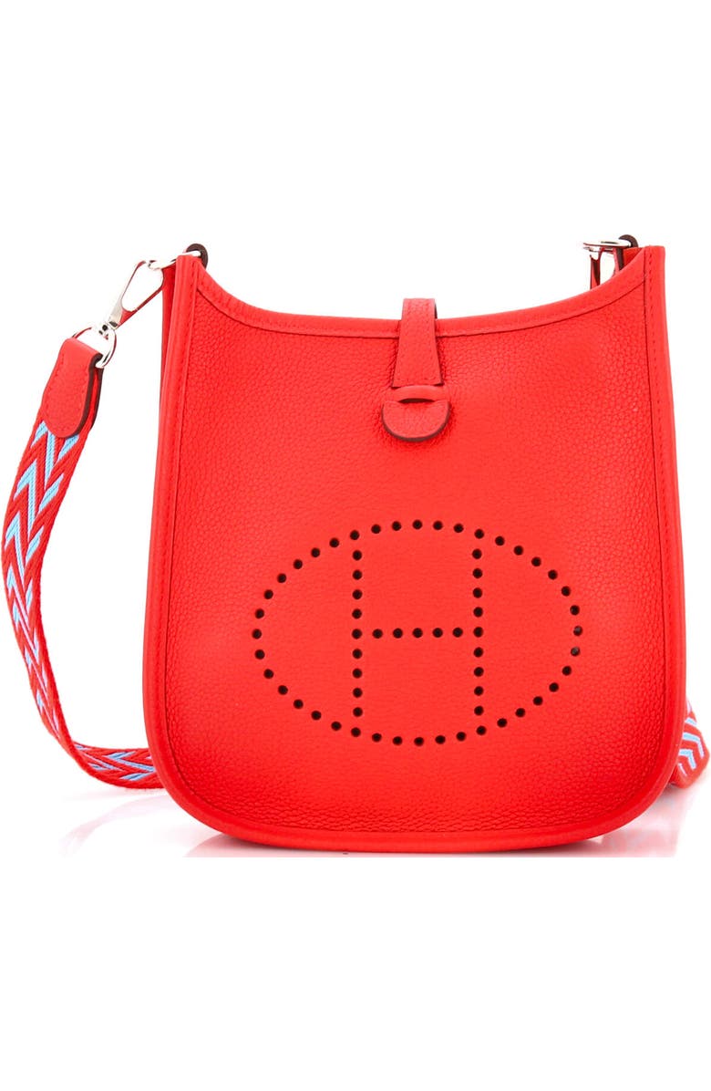 Pre-Owned Hermes Evelyne Bag Gen III Maurice TPM, Main, color, Rouge De Coeur