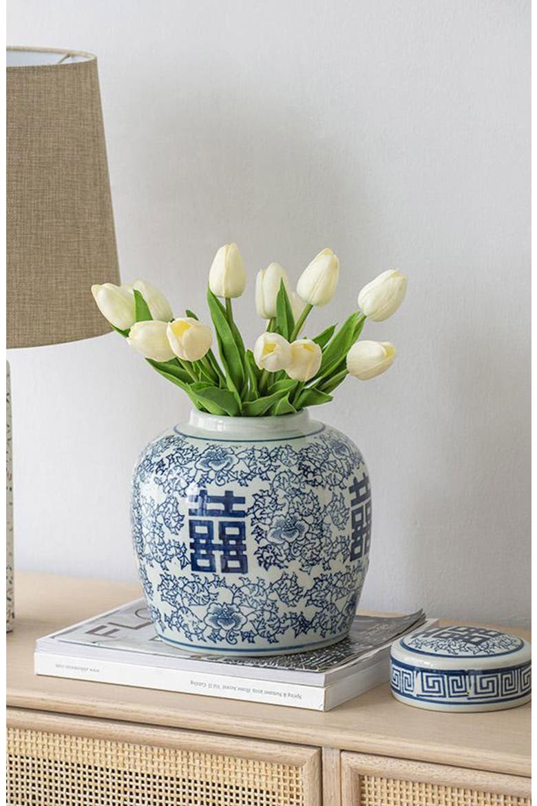 Berit Lided Porcelain Jar, Alternate, color, BLUE