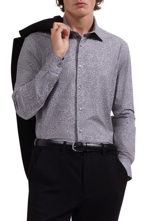 James OoohCotton® Floral Print Button-Up Shirt