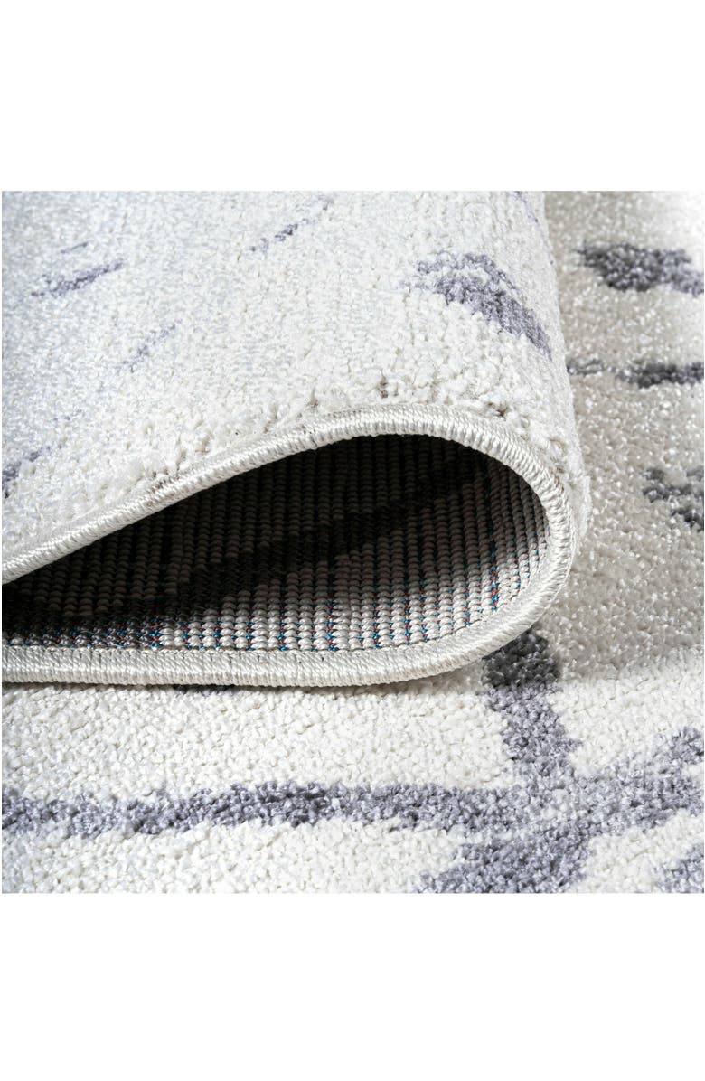 JONATHAN Y Juba Moroccan Geometric Diamond Area Rug, Alternate, color, Ivory/Gray