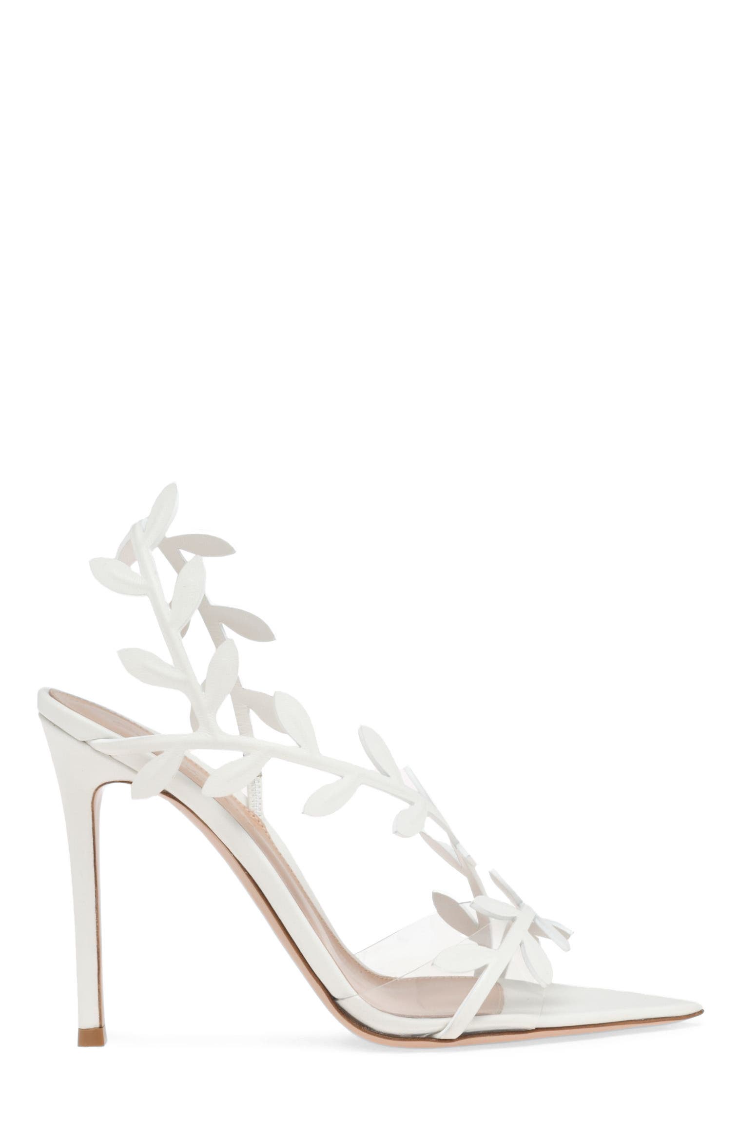 Gianvito Rossi Flavia Sandal, Main, color, White