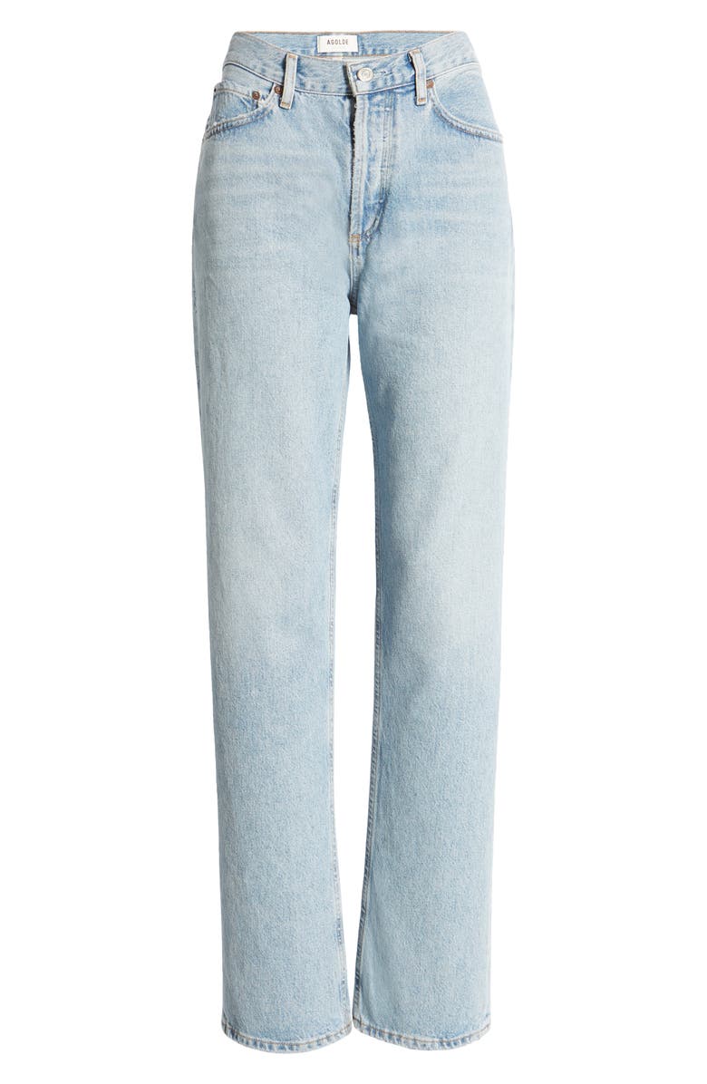 AGOLDE Women's Lana Organic Cotton Straight Leg Jeans, Alternate, color, 