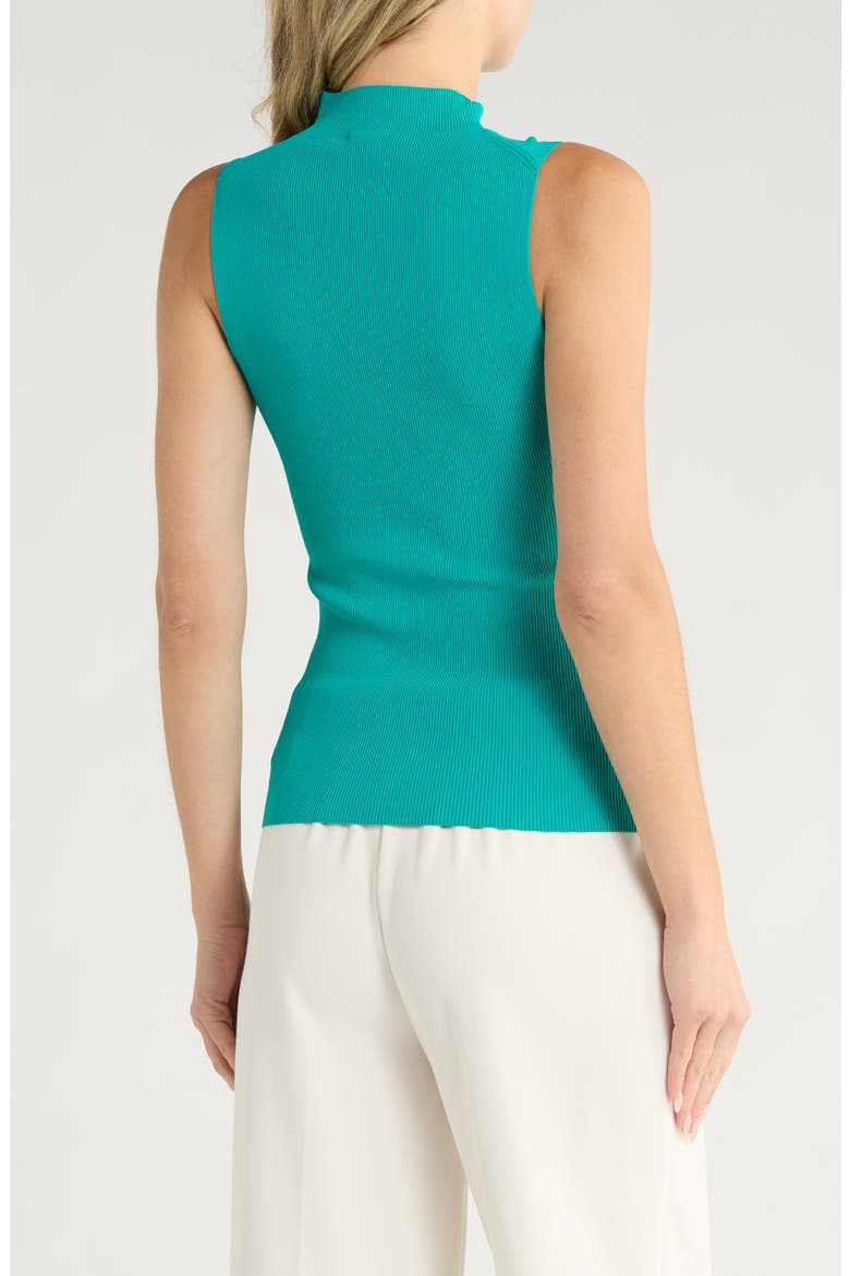 Leenda Sleeveless Mock Neck Sweater, Alternate, color, BILLIARD