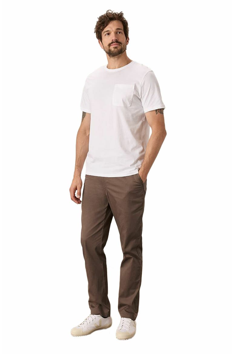 Organic Cotton Softspun Pocket Crew Tee, Main, color, White