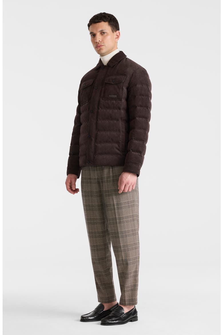Cohen Corduroy Puffer Jacket, Alternate, color, COFFEE