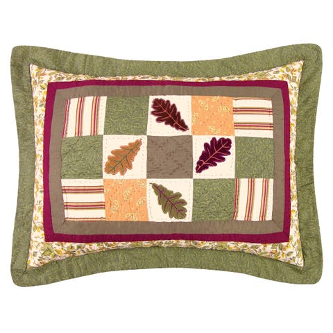 Falling Leaves Standard Pillow Sham 20" x 26"