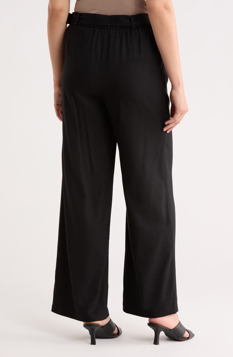 Gemma + Jane Wide Leg Pants, Alternate, color, Black