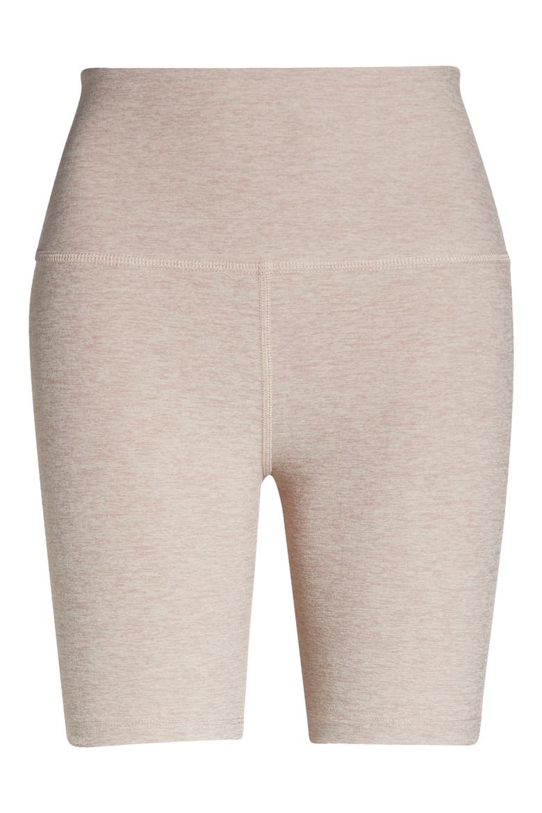 High Waist Biker Shorts, Alternate, color, CHAI