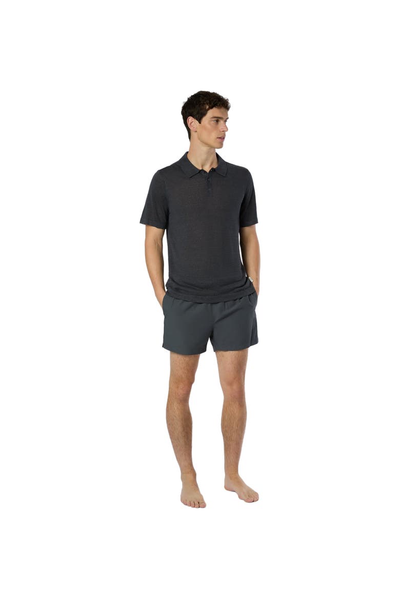 Charles 4" Swim Trunk, Main, color, GUNMETAL