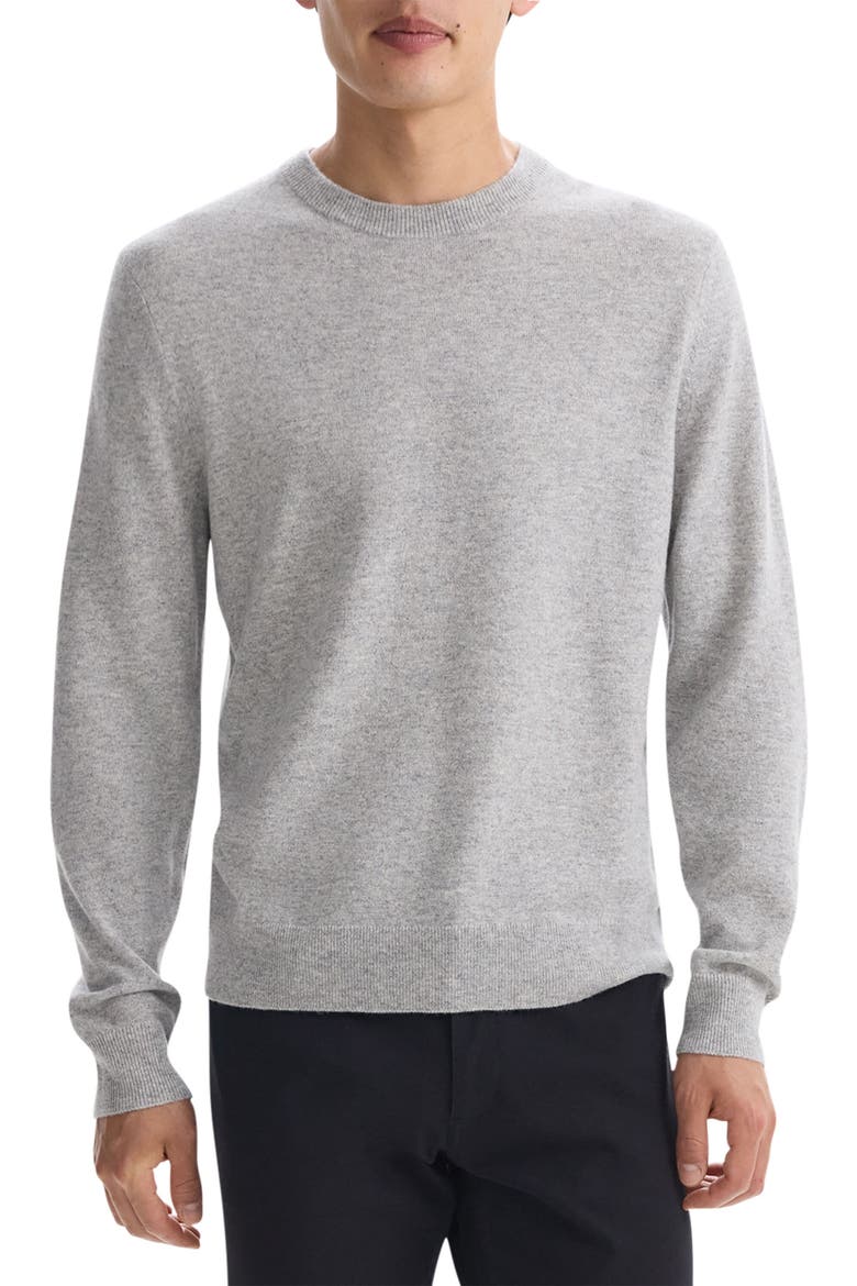 Hilles Cashmere Sweater, Main, color, PL GRY MEL