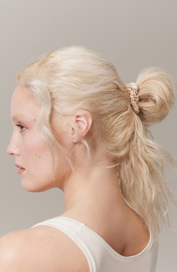 Pure Silk 4-Pack Skinny Scrunchies: Back to Basics Collection