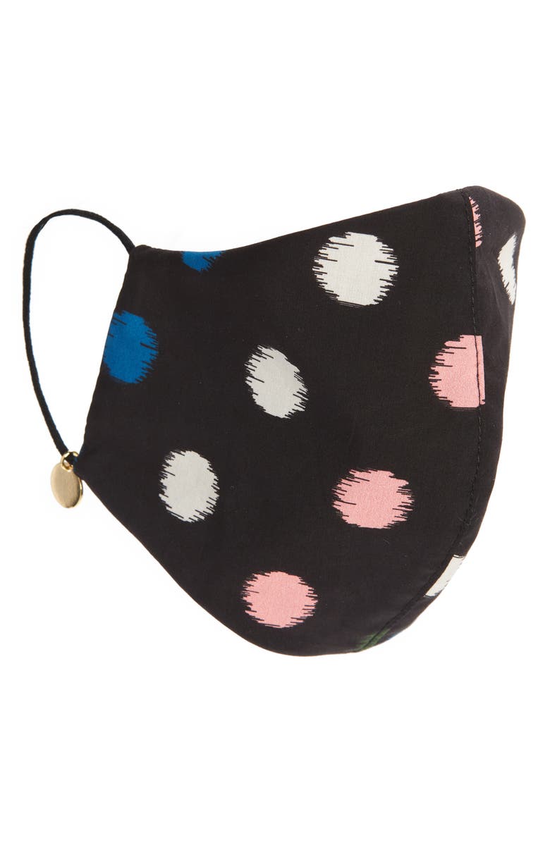 Carolina Herrera Print Silk Adult Face Mask, Main, color,