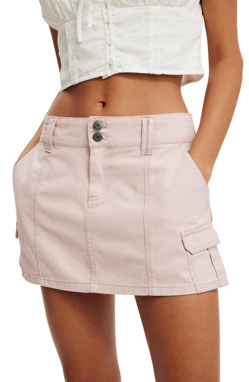 Cotton On Benny Cargo Skirt In Soft Pink