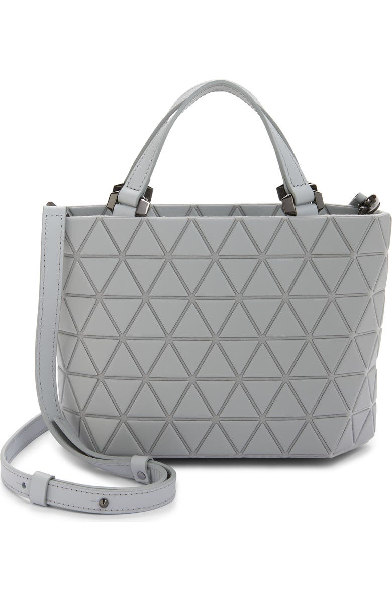 Bao Bao Issey Miyake Crystal Matte Tote, Main, color, Light Gray