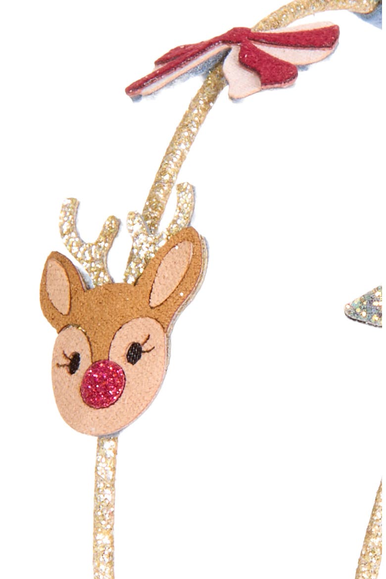 Kids' Xmas Double Headband, Alternate, color, GOLD