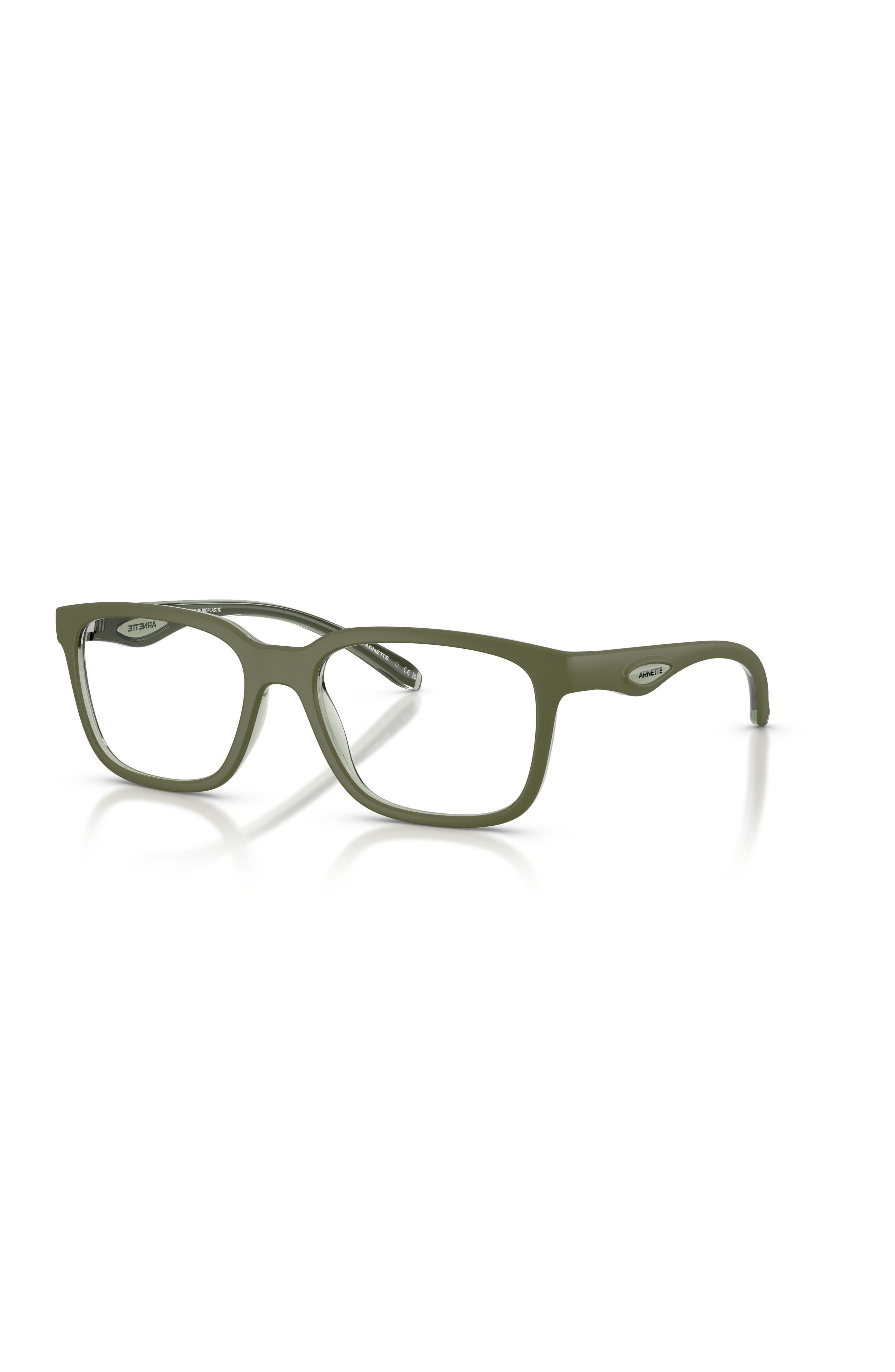 Arnette 54mm Square Optical Glasses In Green