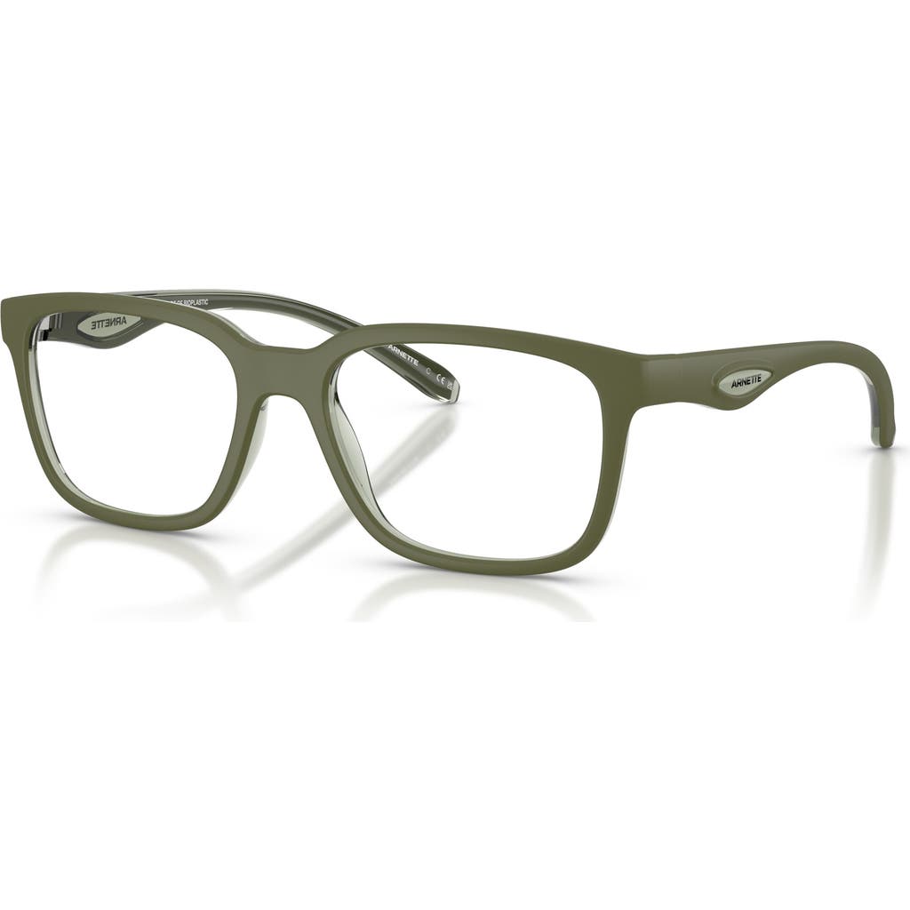 Arnette 54mm Square Optical Glasses In Green