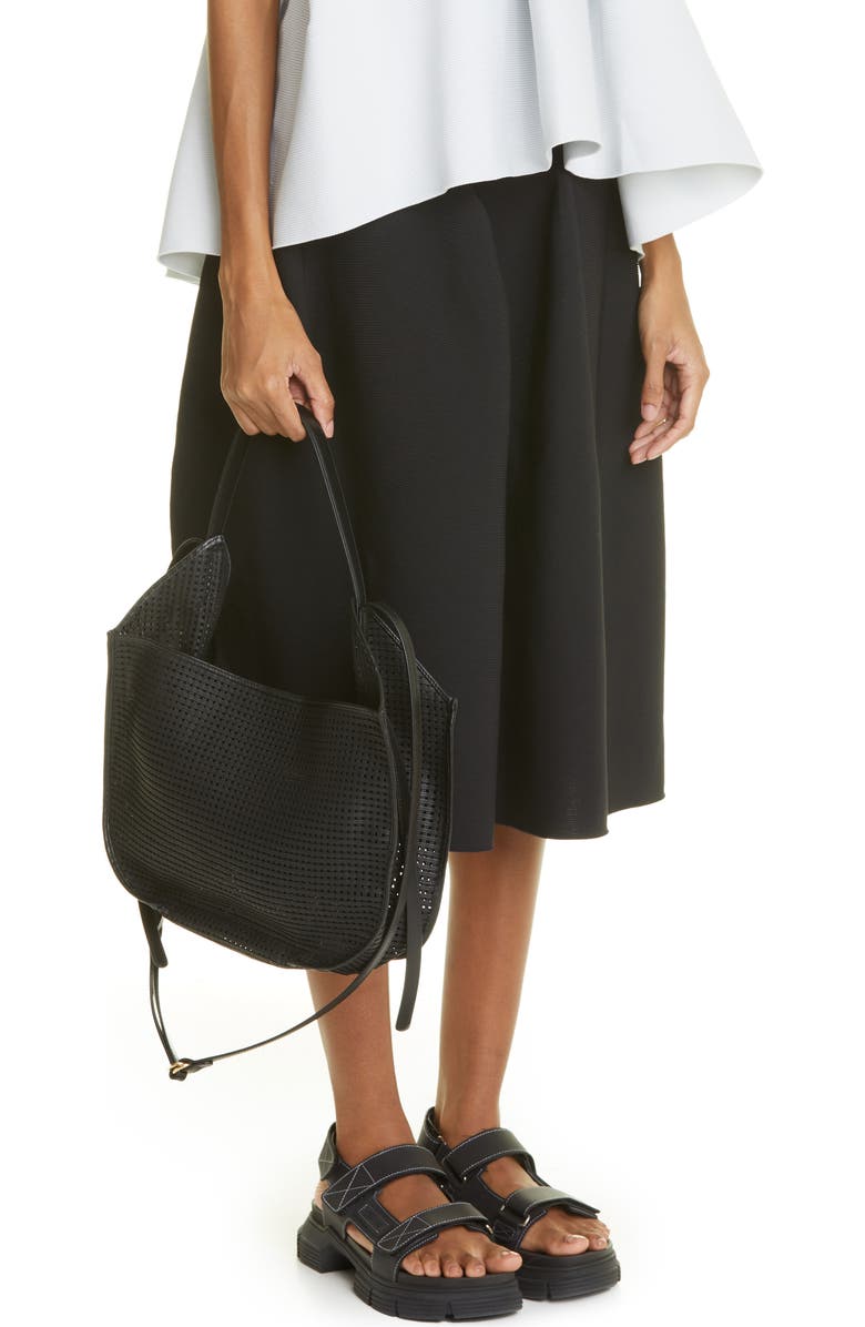 Ree Projects Helene Faux Leather Net Hobo Bag, Alternate, color,