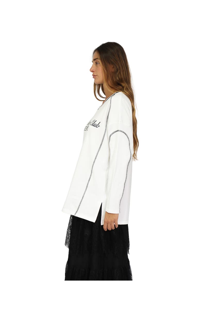 Belle & Bloom Cool Shot Oversized T-Shirt, Alternate, color, White