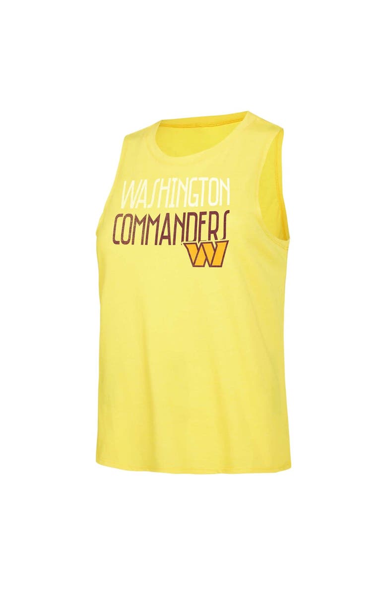 CONCEPTS SPORT Women's Concepts Sport Burgundy/Gold Washington Commanders Muscle Tank Top & Pants Lounge Set, Alternate, color, 