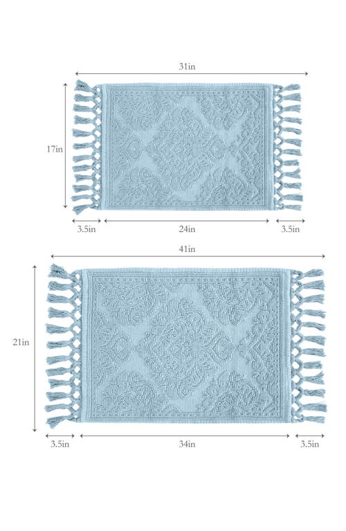Jean Pierre New York Ricardo Fringe Cotton 2-piece Bath Rug Set