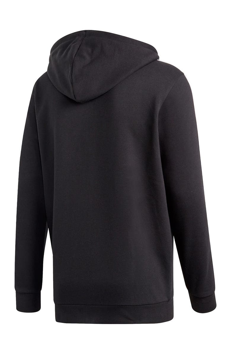 adidas 3-Stripes FZ Hoodie, Alternate, color, 