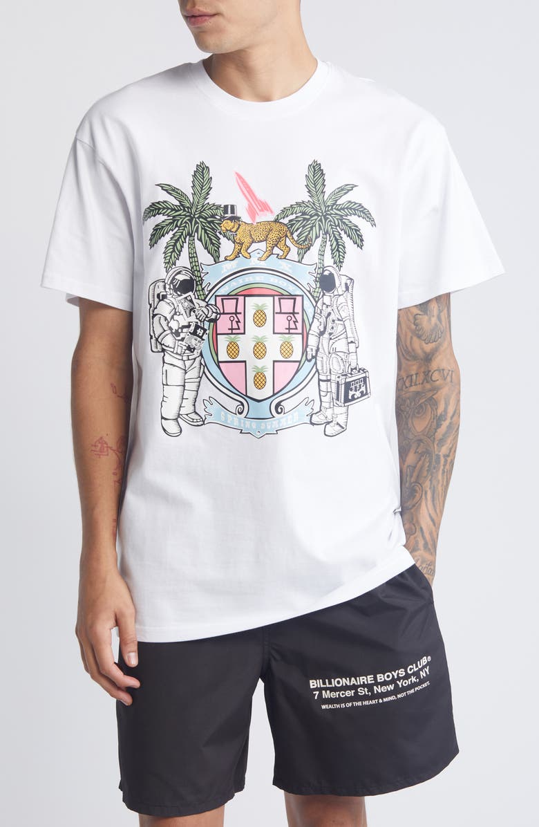 Billionaire Boys Club Crest Cotton Graphic T-Shirt, Main, color, 