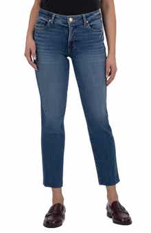 KUT from the Kloth Rachael High Waist Straight Leg Jeans