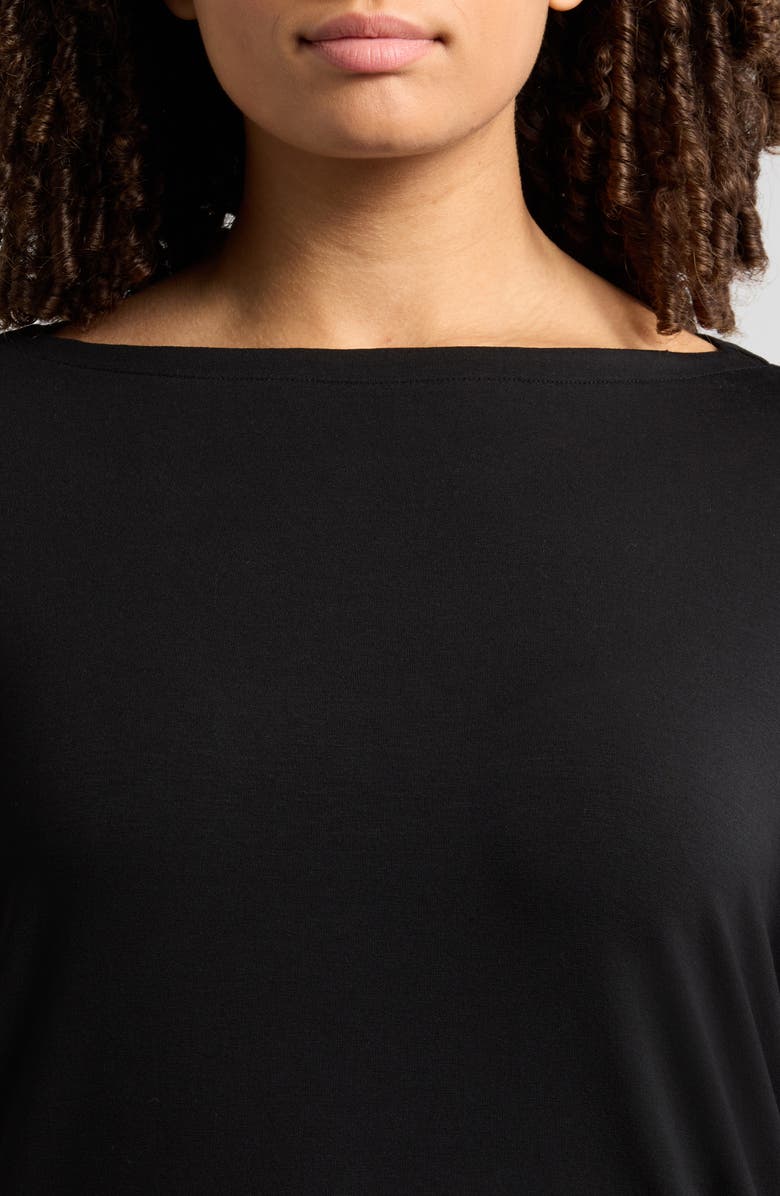 Eileen Fisher Bateau Neck Top, Alternate, color, 