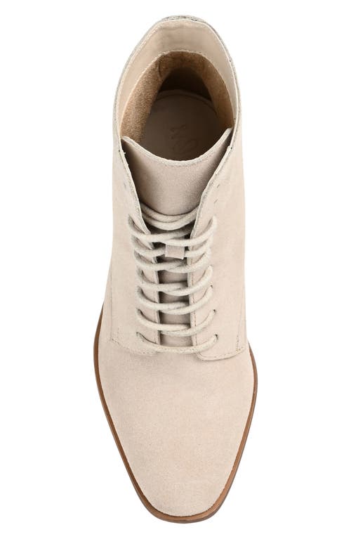 Journee Collection Journee Signature Edda Lace-up Bootie In Sand
