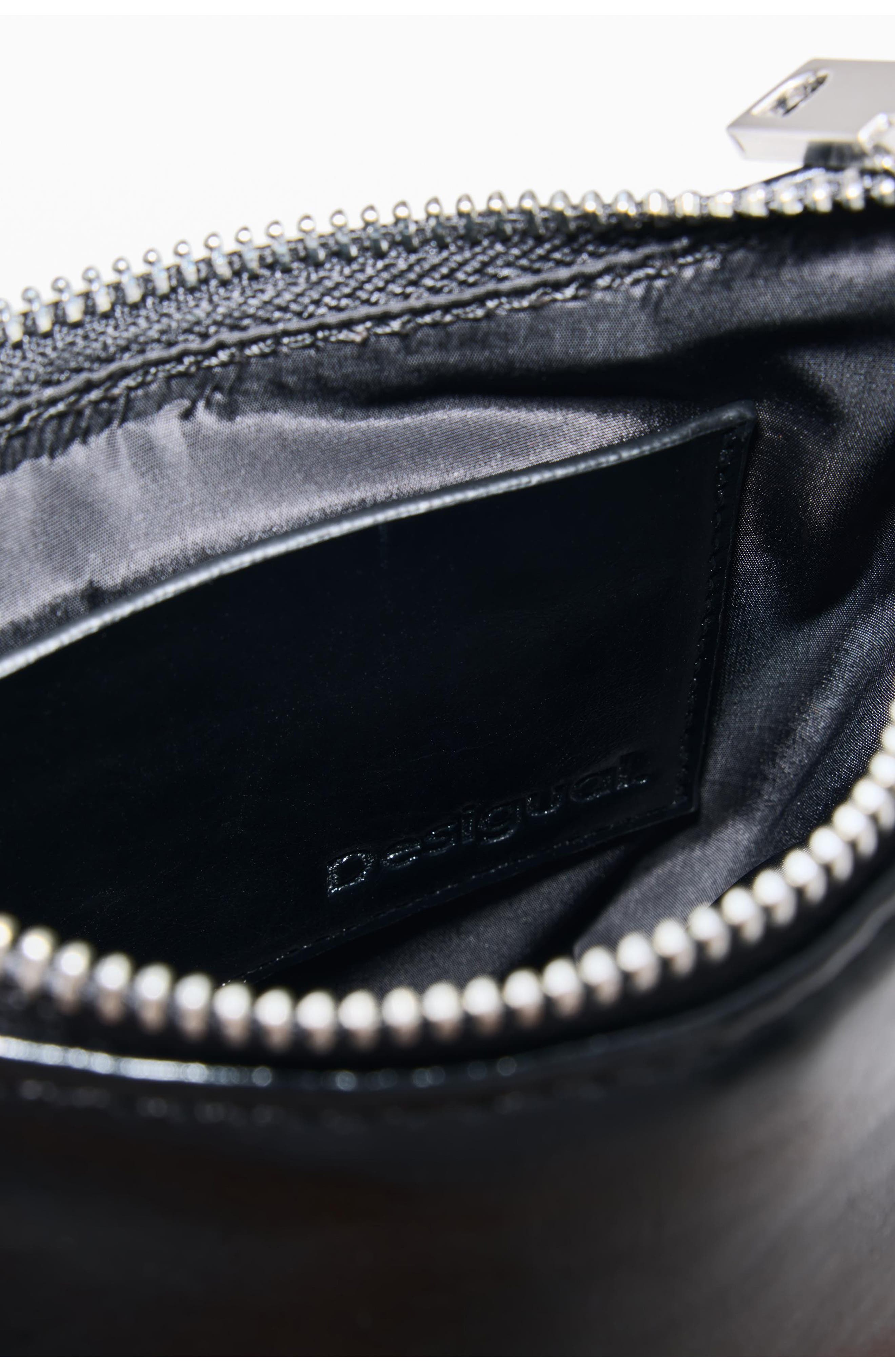 Desigual Faux Leather Shoulder Bag, Alternate, color, 