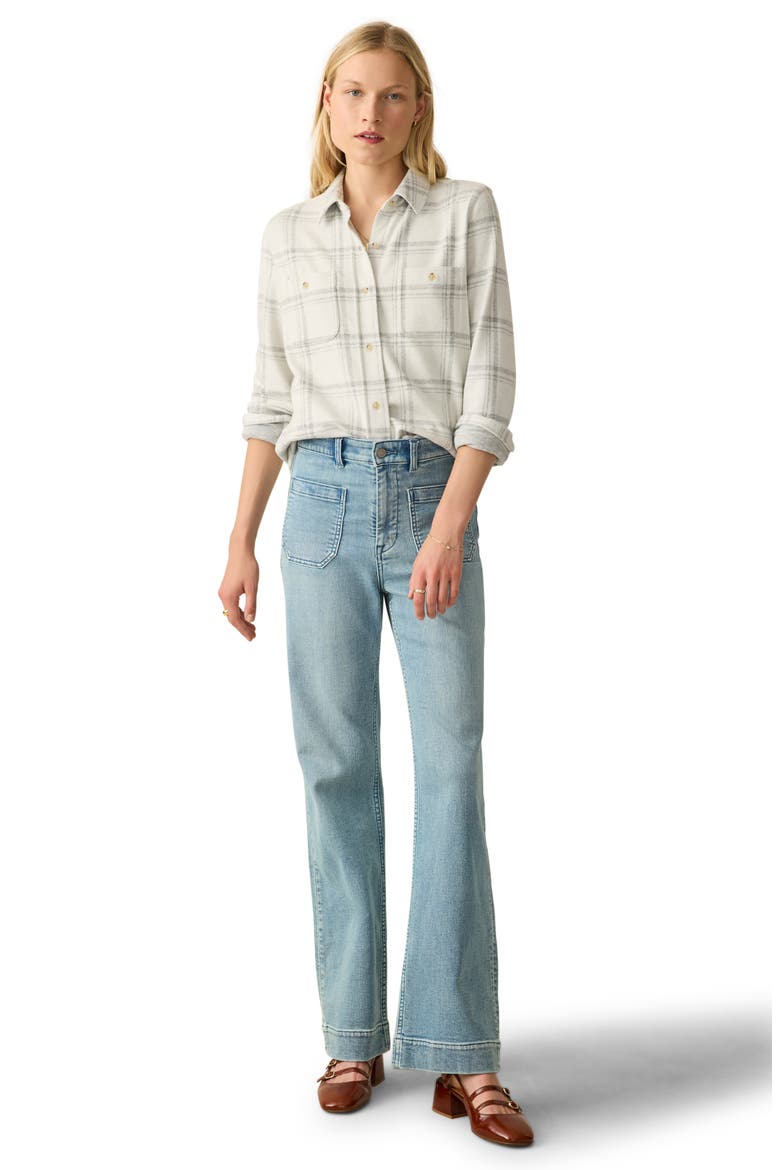 Legend Plaid Shirt, Alternate, color, FIRST FROST